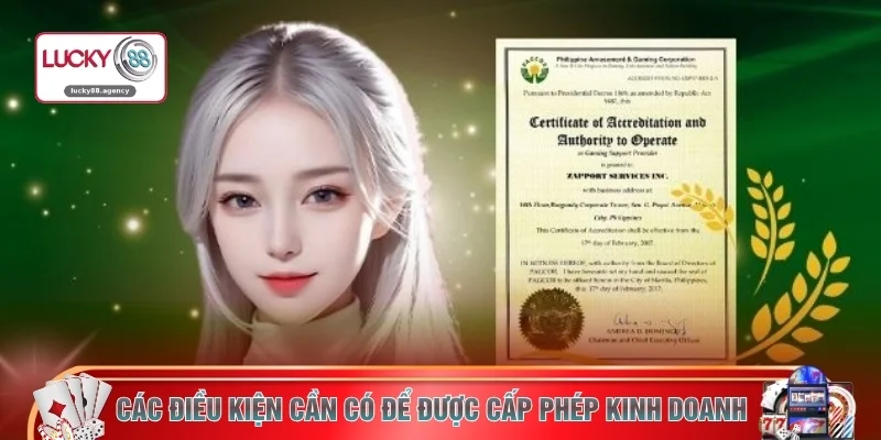 Các điều kiện cần có để được cấp phép kinh doanh
