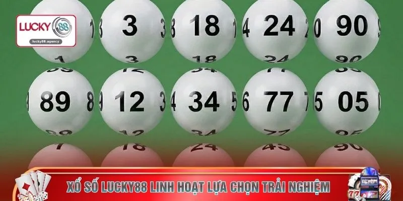 Xổ số LUCKY88 linh hoạt lựa chọn trải nghiệm